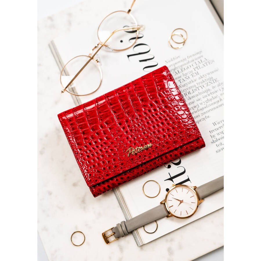 Īstas ādas sieviešu maks Peterson L182 D1526