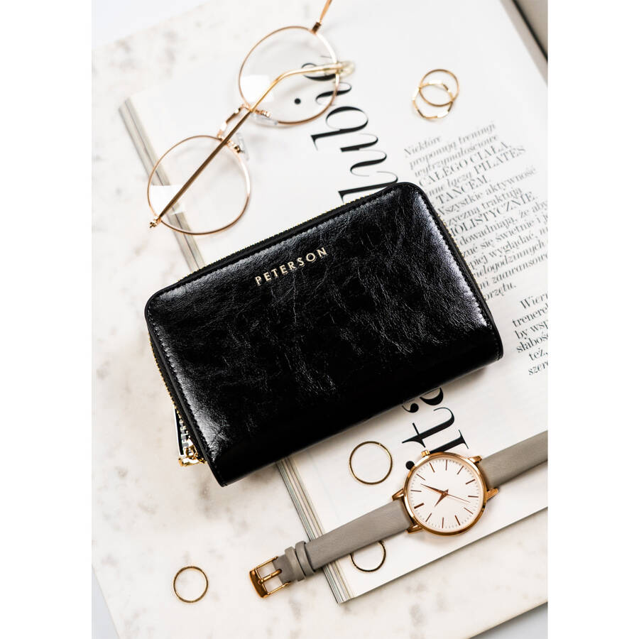 Īstas ādas sieviešu maks Peterson L189 D1519