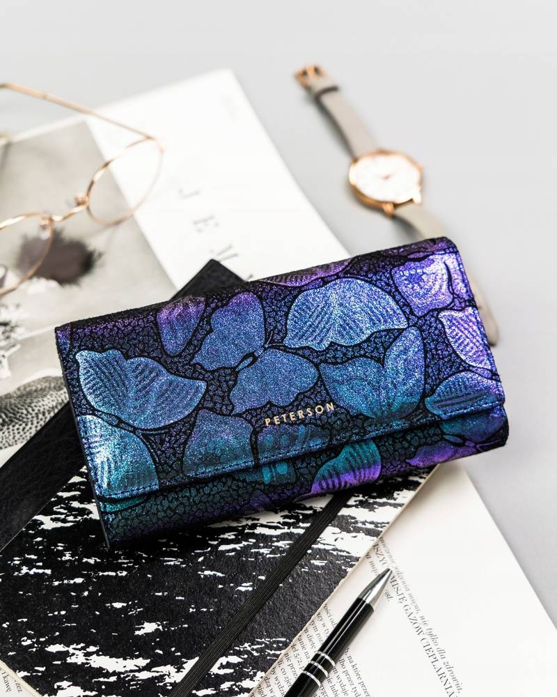 Īstas ādas sieviešu maks Peterson L18 D1529