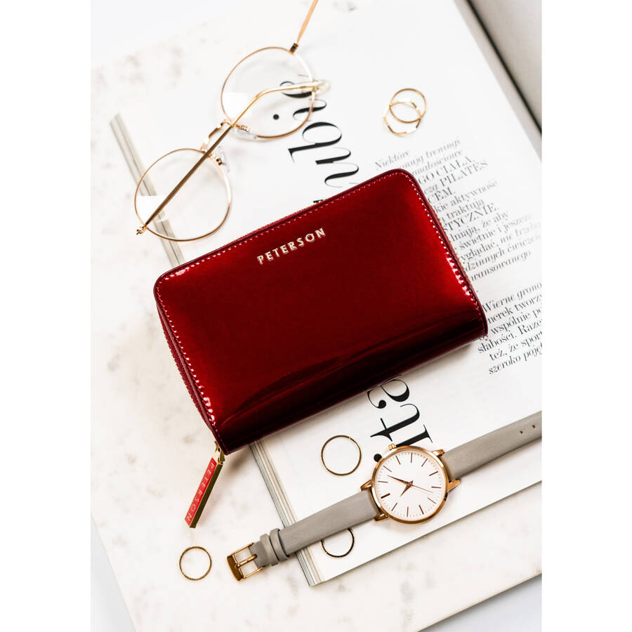 Īstas ādas sieviešu maks Peterson L190 D1517