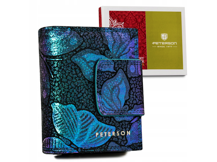 Īstas ādas sieviešu maks Peterson L19 D1518