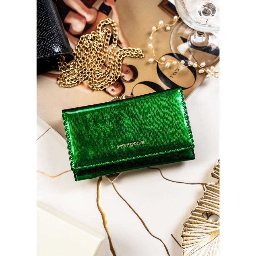 Īstas ādas sieviešu maks Peterson L205 D1500