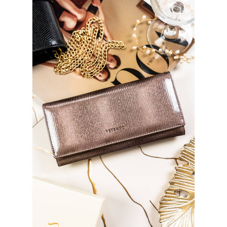 Īstas ādas sieviešu maks Peterson L211 D1493