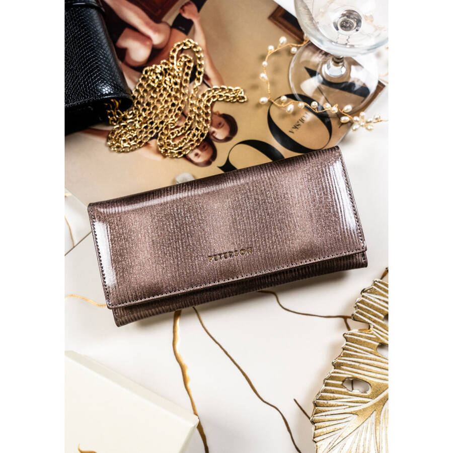 Īstas ādas sieviešu maks Peterson L214 D1490