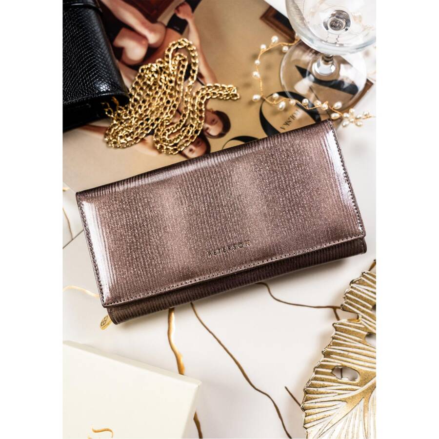 Īstas ādas sieviešu maks Peterson L216 D1488