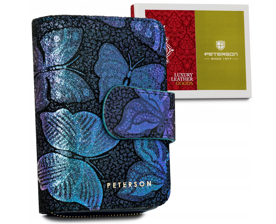 Īstas ādas sieviešu maks Peterson L21 D1495