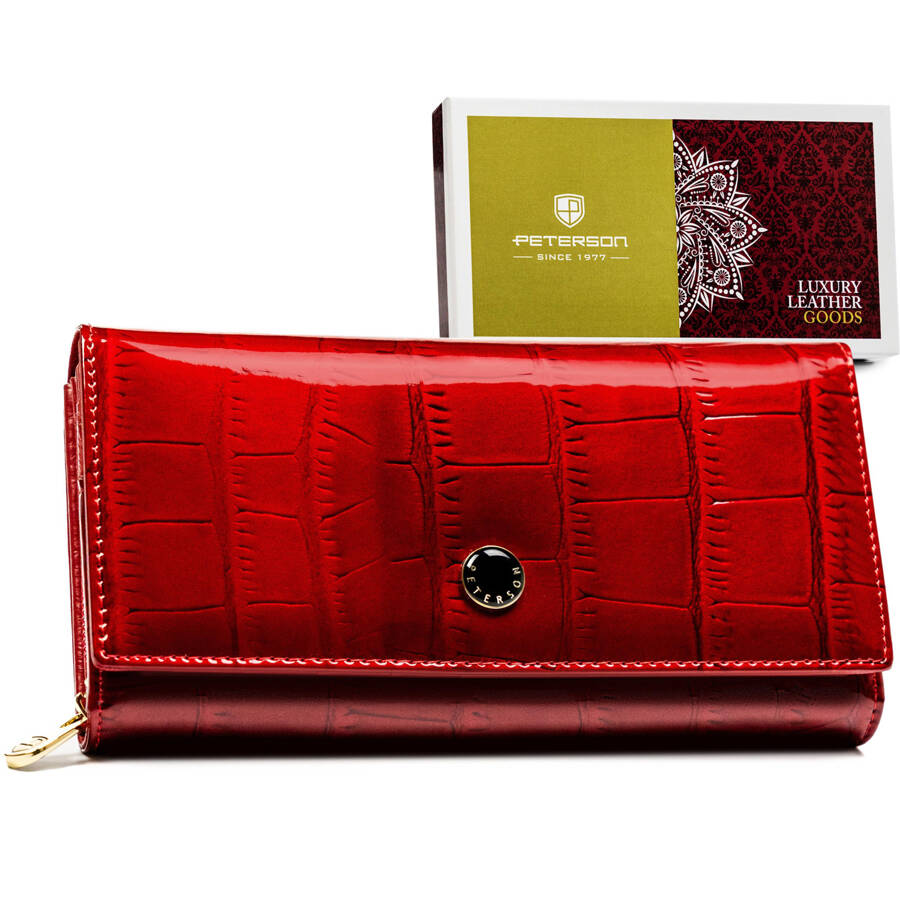 Īstas ādas sieviešu maks Peterson L220 D1483