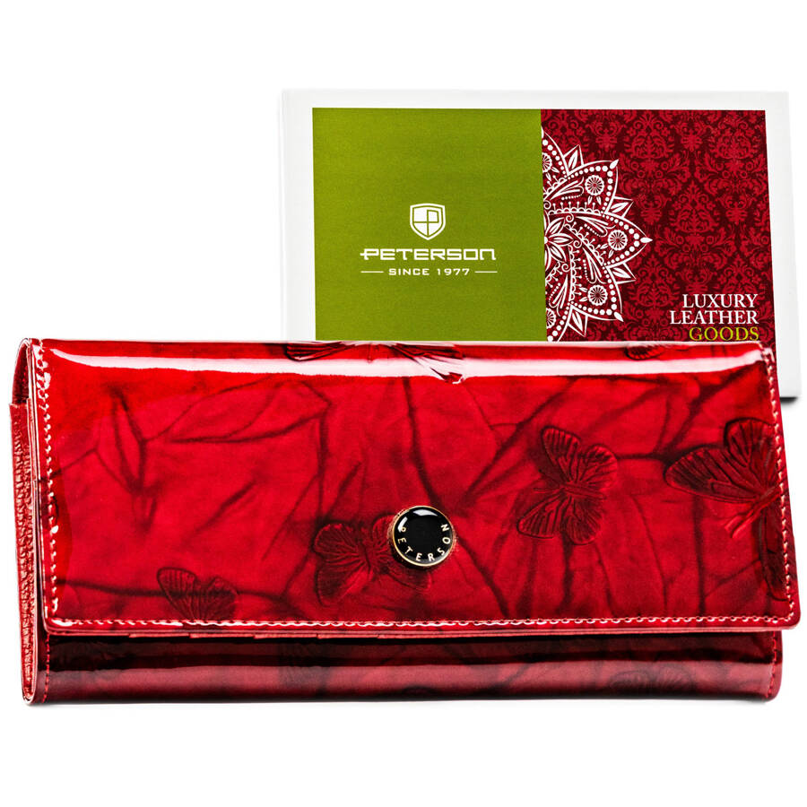 Īstas ādas sieviešu maks Peterson L241 D1460