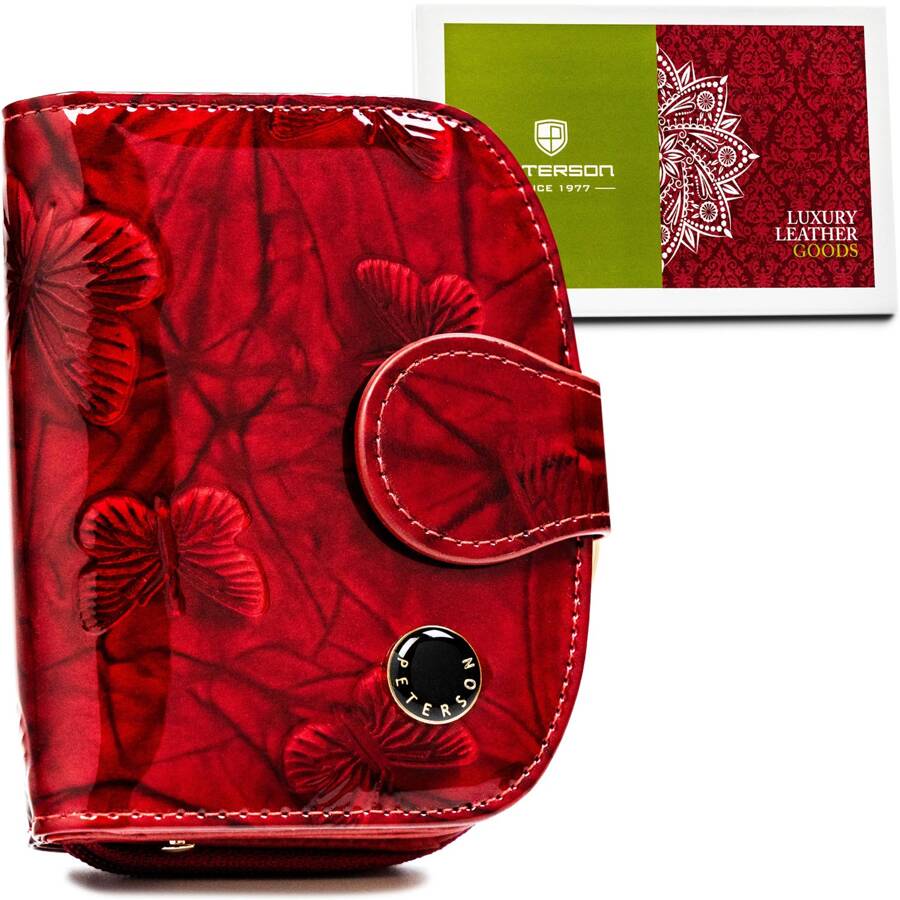 Īstas ādas sieviešu maks Peterson L246 D1455