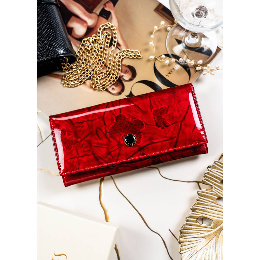 Īstas ādas sieviešu maks Peterson L247 D1454