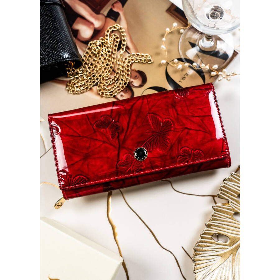 Īstas ādas sieviešu maks Peterson L249 D1452