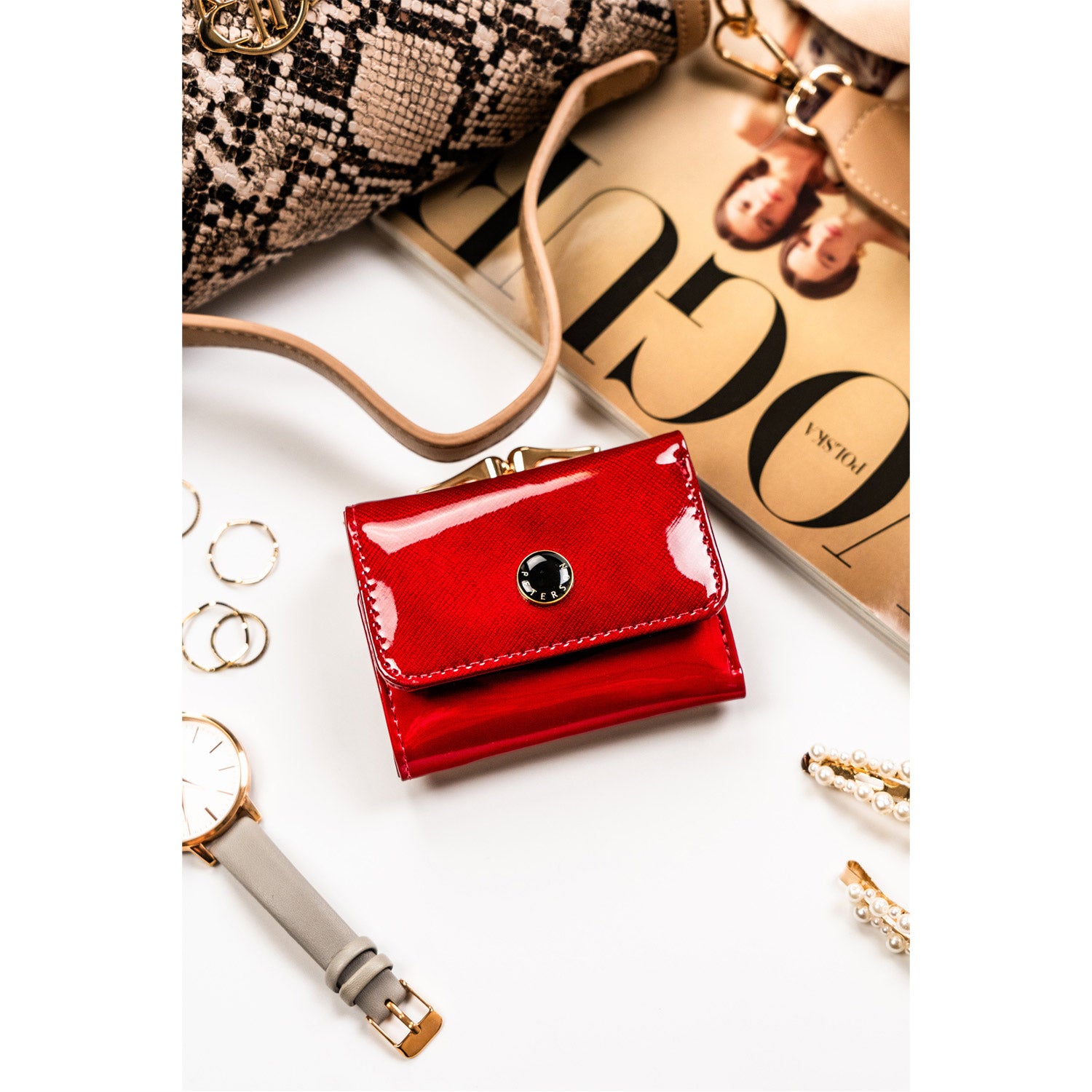 Īstas ādas sieviešu maks Peterson L267 D1432