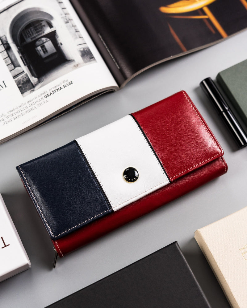 Īstas ādas sieviešu maks Peterson L33 D1419