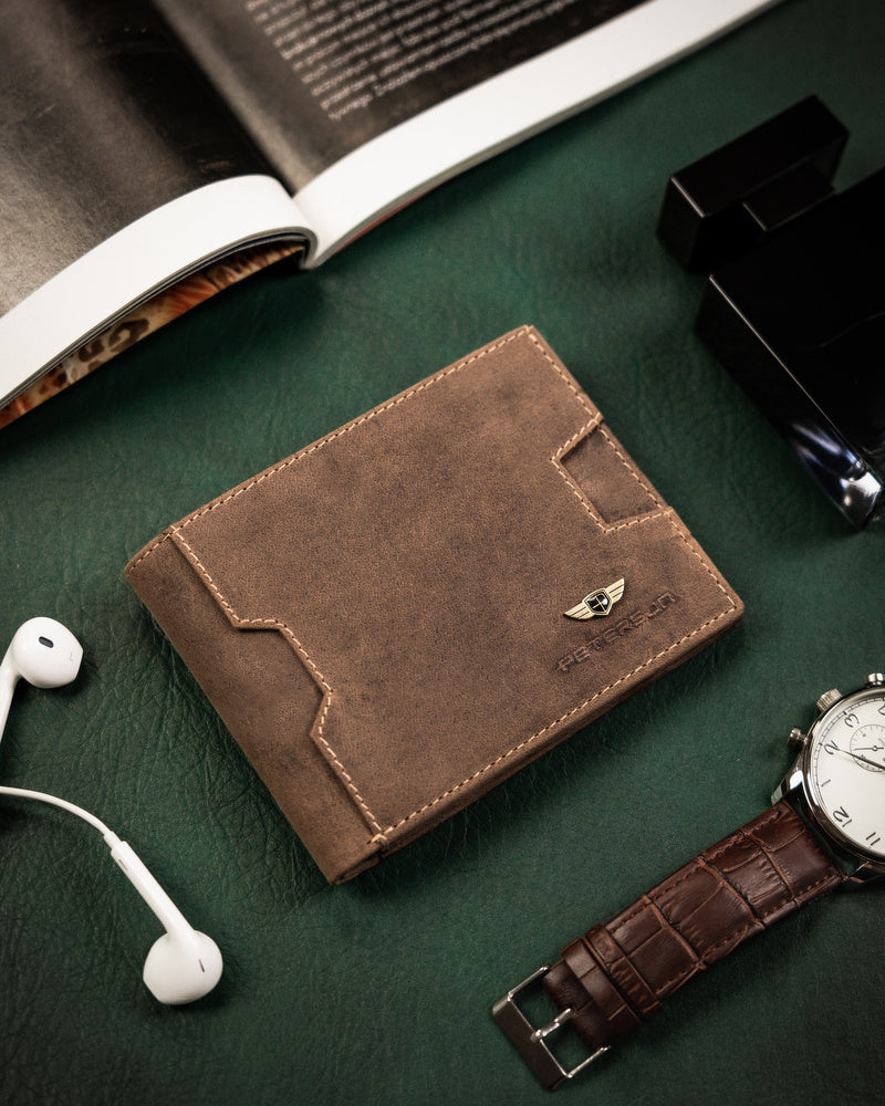 Īstas ādas sieviešu maks Peterson L38 D1414