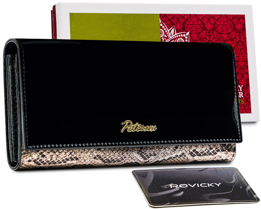 Īstas ādas sieviešu maks Peterson L4 D1412