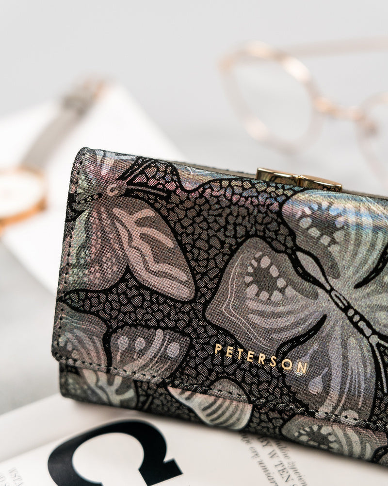 Īstas ādas sieviešu maks Peterson L57 D1393