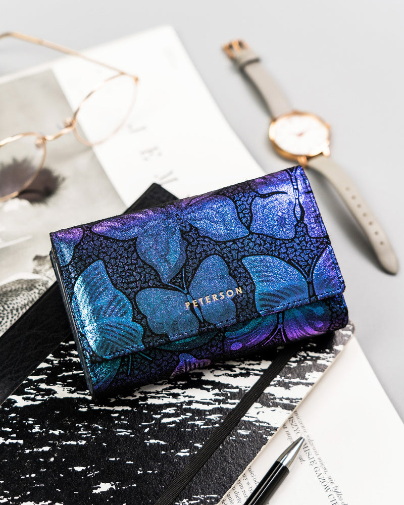 Īstas ādas sieviešu maks Peterson L58 D1392