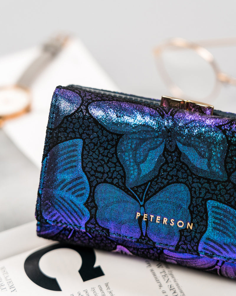 Īstas ādas sieviešu maks Peterson L58 D1392