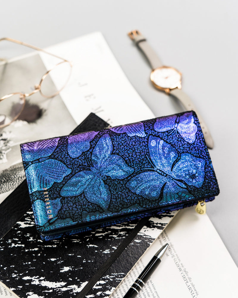 Īstas ādas sieviešu maks Peterson L62 D1387