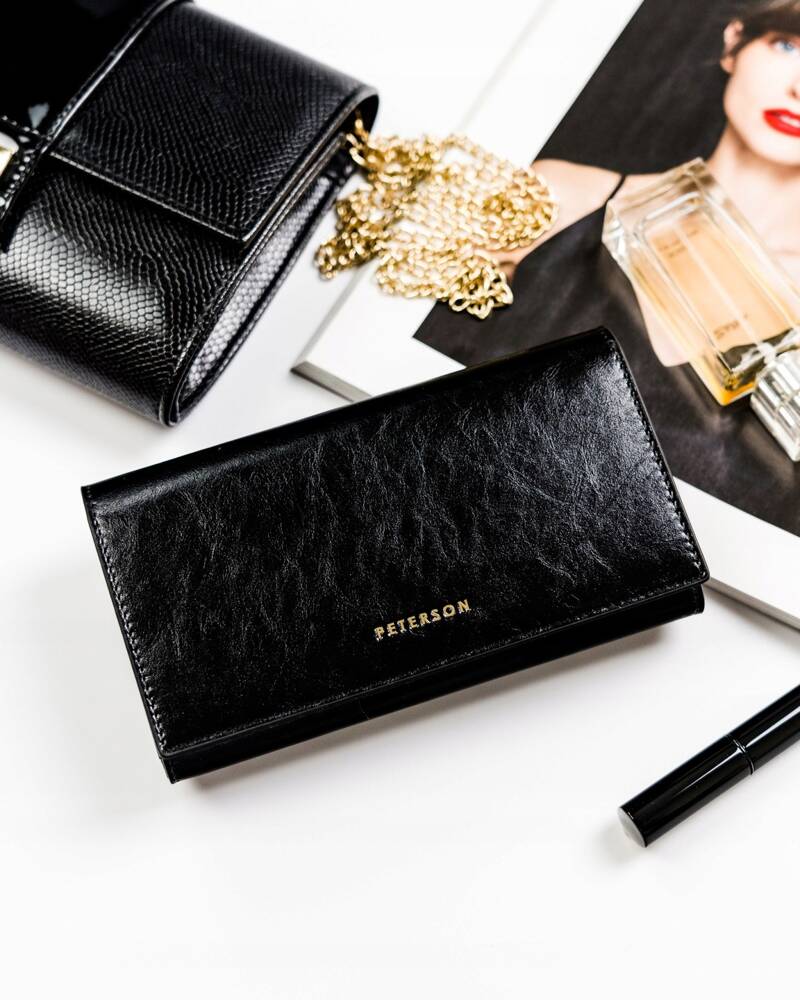 Īstas ādas sieviešu maks Peterson L69 D1380