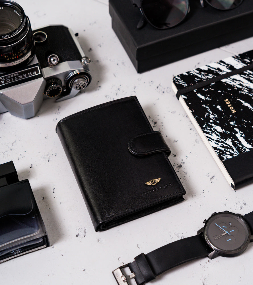 Īstas ādas vīriešu maks Peterson PT110 S1017