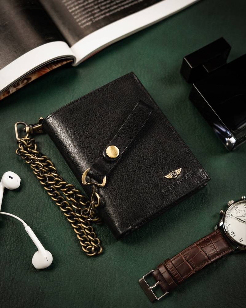 Īstas ādas vīriešu maks Peterson PT128 S998