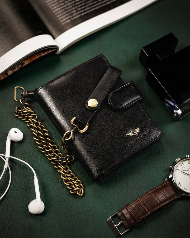 Īstas ādas vīriešu maks Peterson PT129 S997