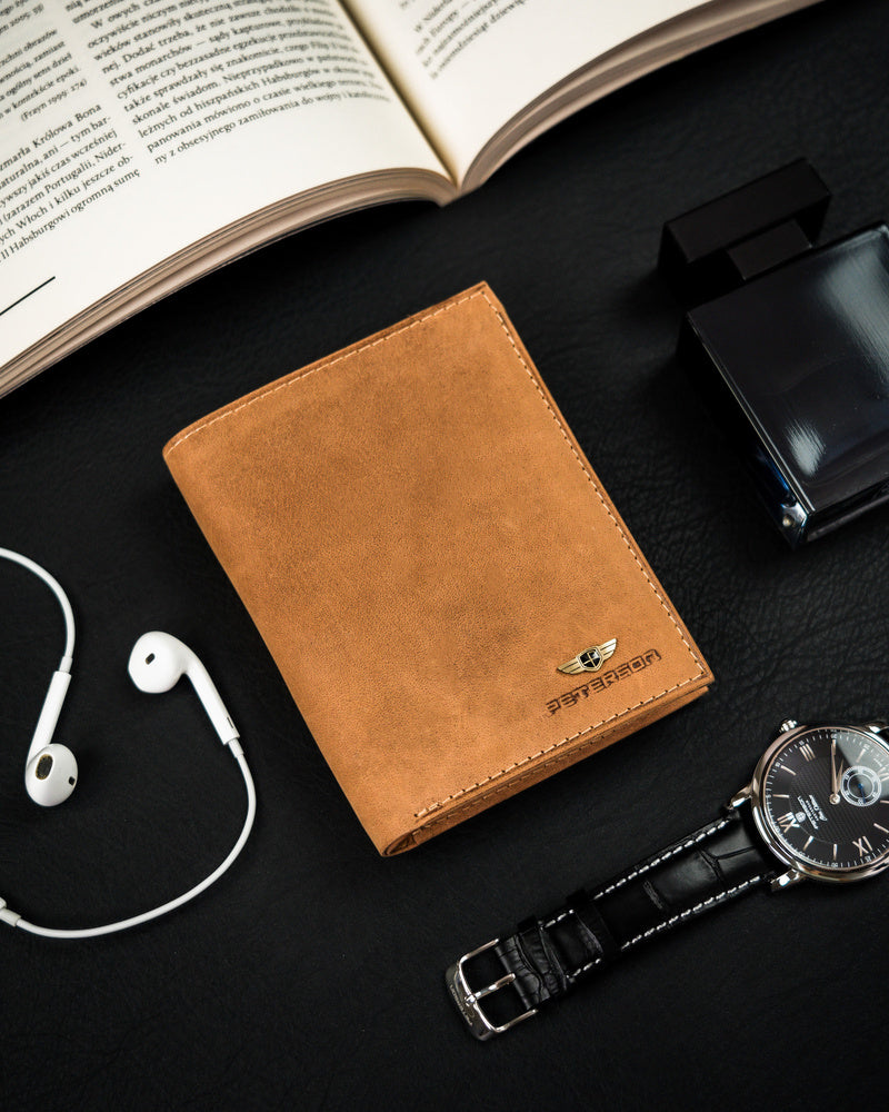 Īstas ādas vīriešu maks Peterson PT131 S994