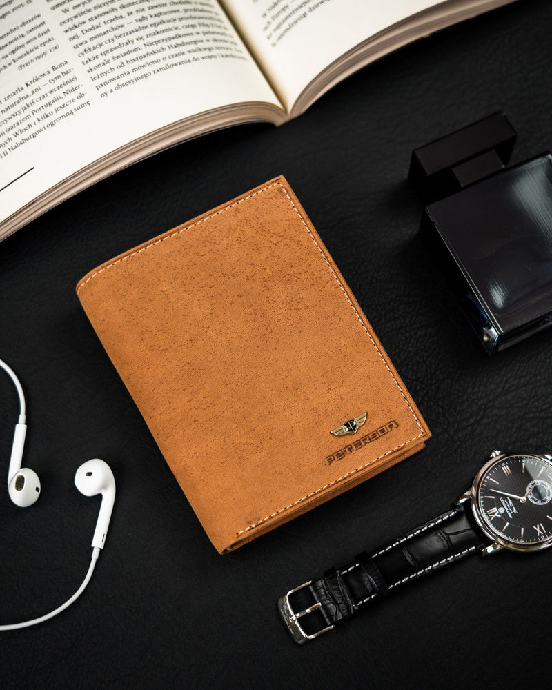 Īstas ādas vīriešu maks Peterson PT144 S980