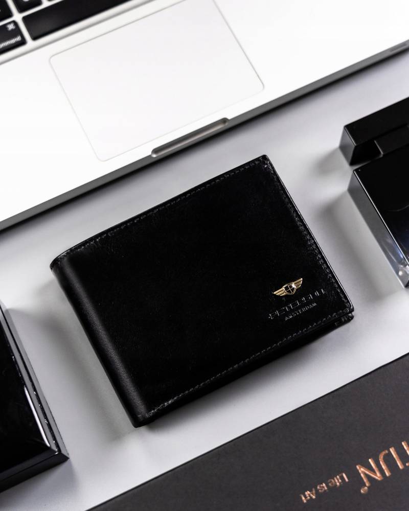 Īstas ādas vīriešu maks Peterson PT169 S953