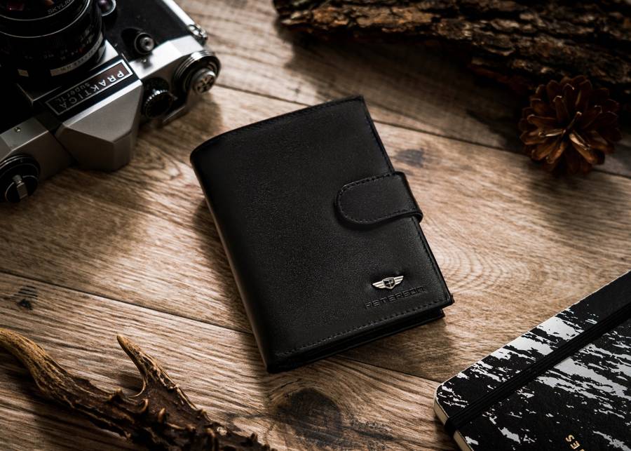 Īstas ādas vīriešu maks Peterson PT17 S952