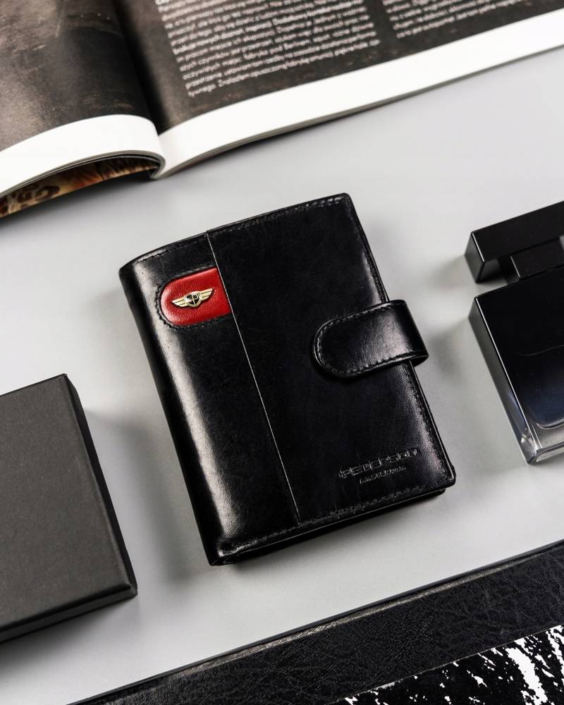 Īstas ādas vīriešu maks Peterson PT195 S924