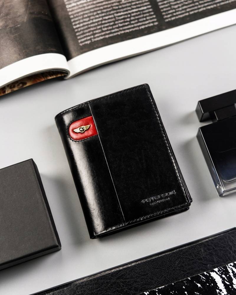 Īstas ādas vīriešu maks Peterson PT208 S909