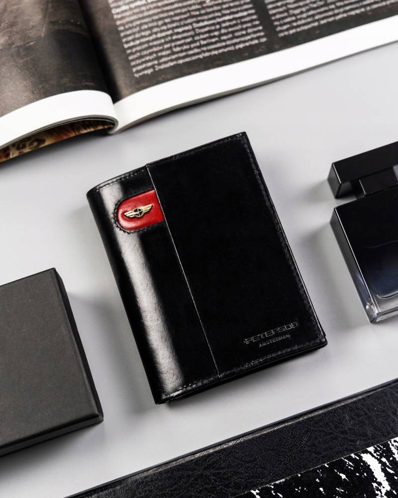 Īstas ādas vīriešu maks Peterson PT234 S880