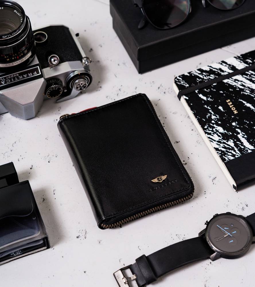 Īstas ādas vīriešu maks Peterson PT237 S877