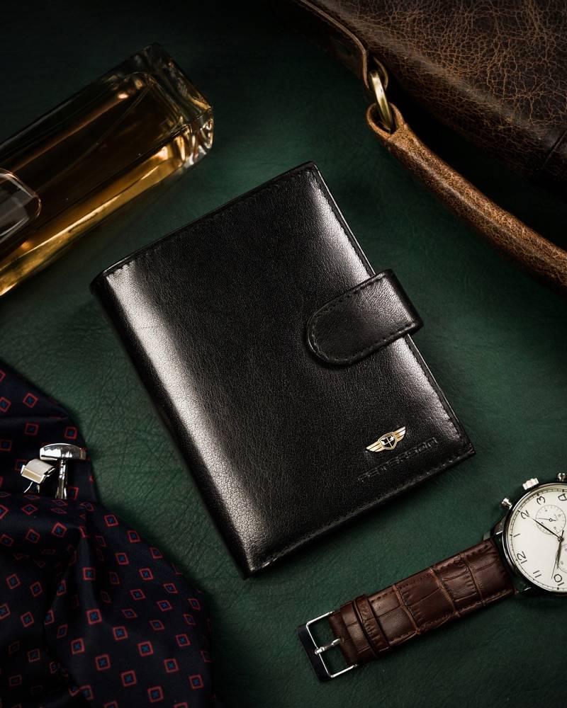 Īstas ādas vīriešu maks Peterson PT239 S875