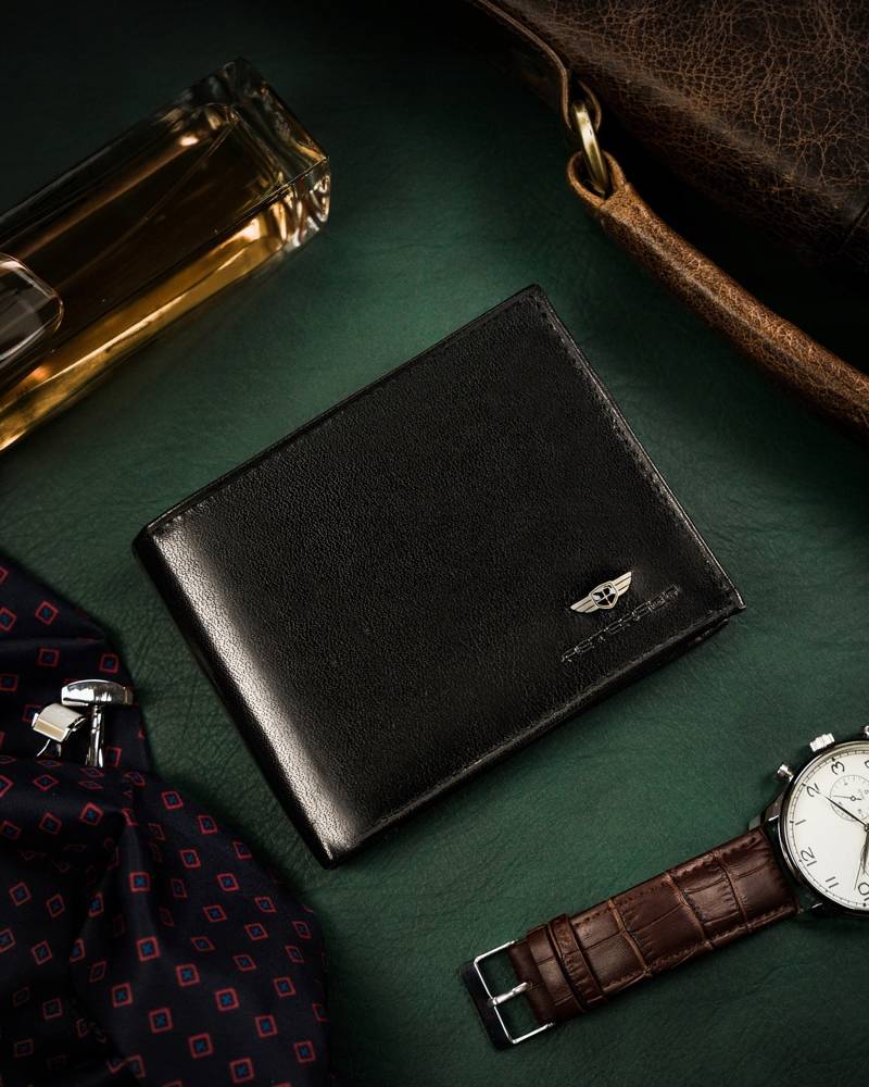 Īstas ādas vīriešu maks Peterson PT240 S873