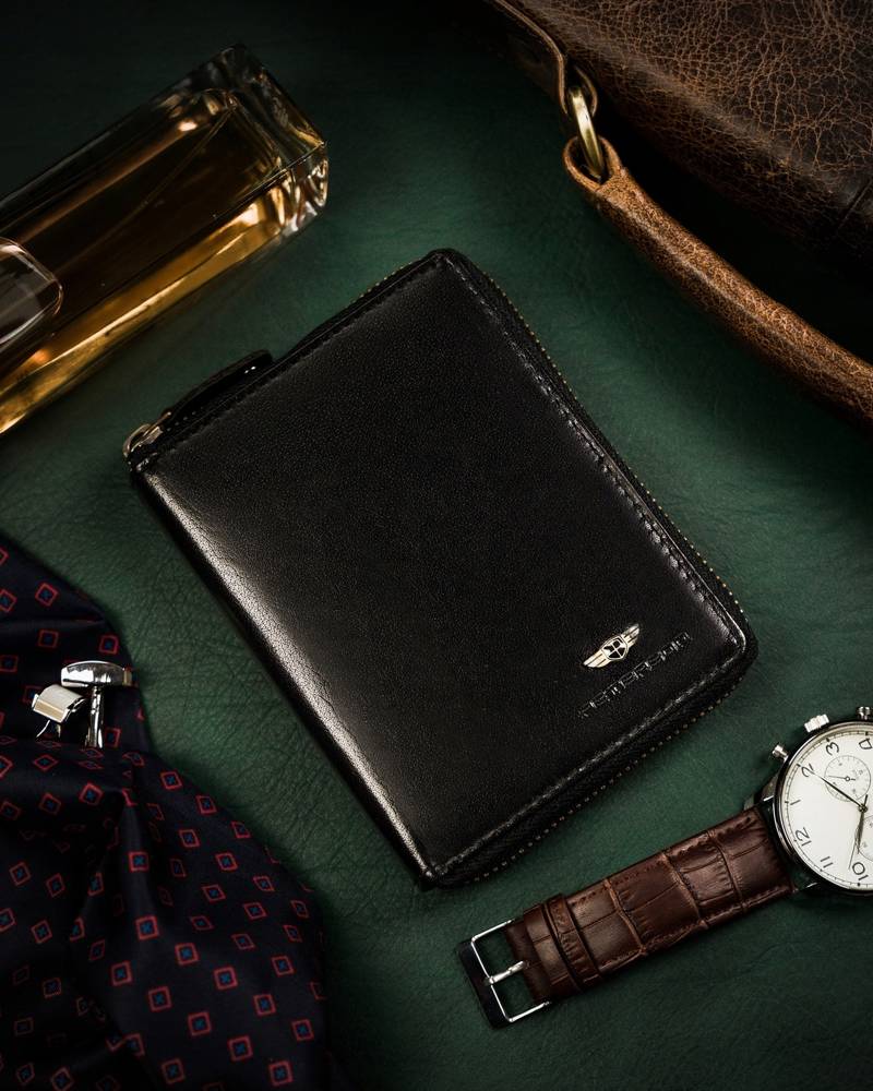 Īstas ādas vīriešu maks Peterson PT241 S872