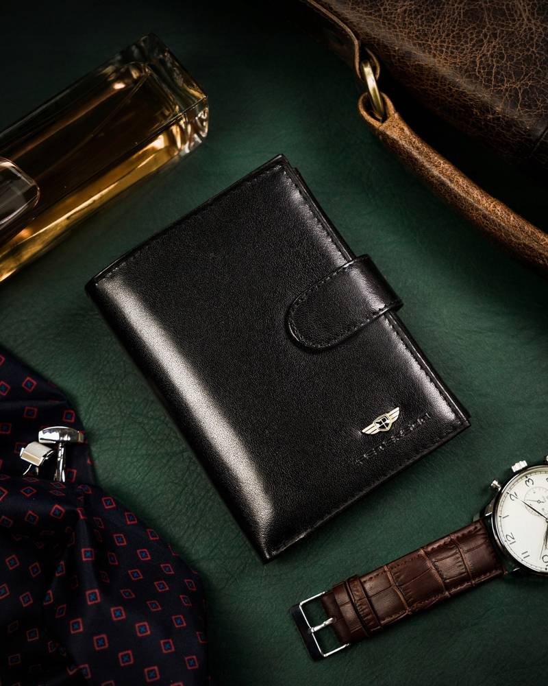 Īstas ādas vīriešu maks Peterson PT249 S864