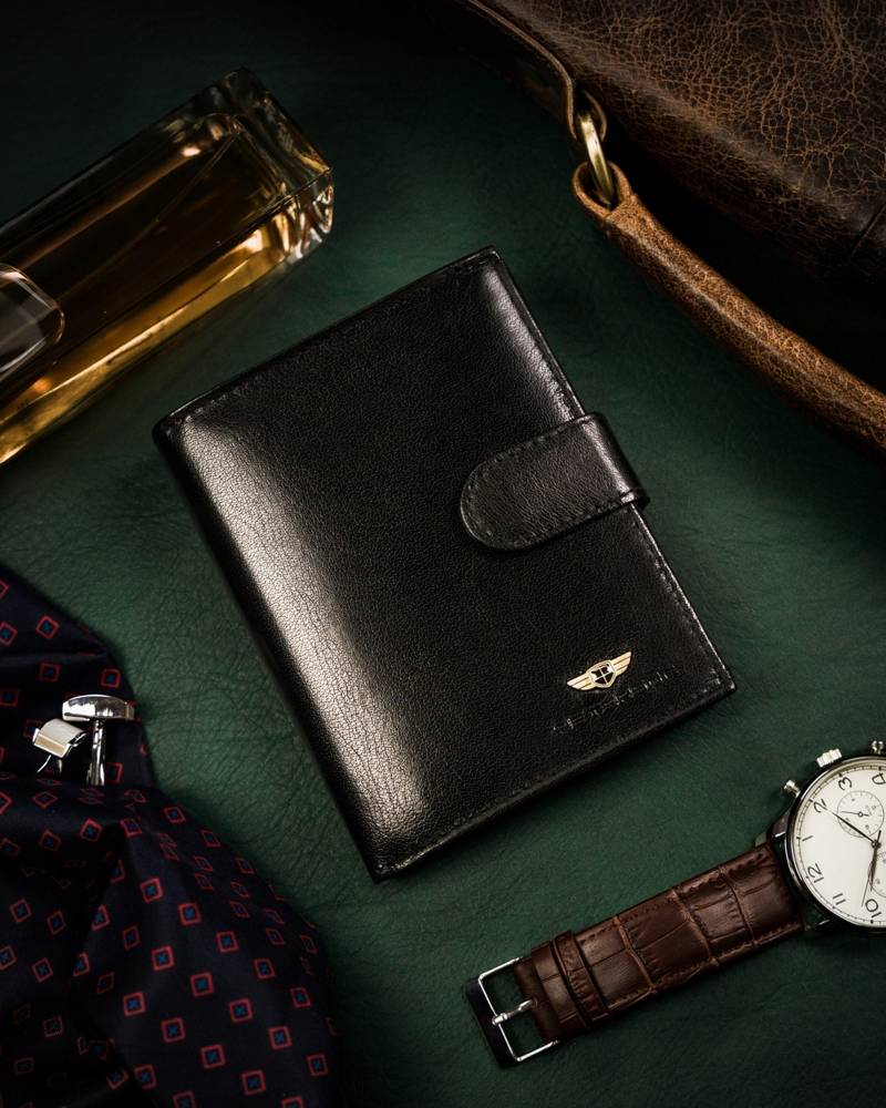 Īstas ādas vīriešu maks Peterson PT252 S860