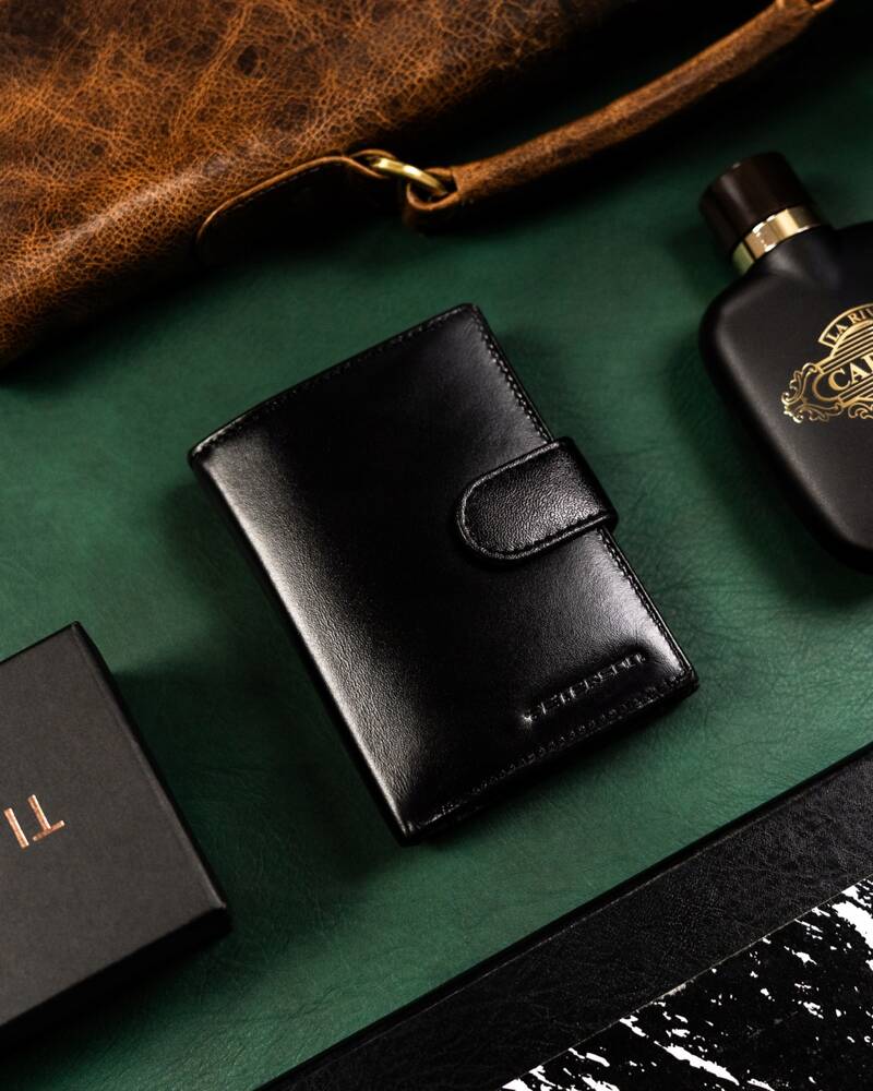 Īstas ādas vīriešu maks Peterson PT256 S856