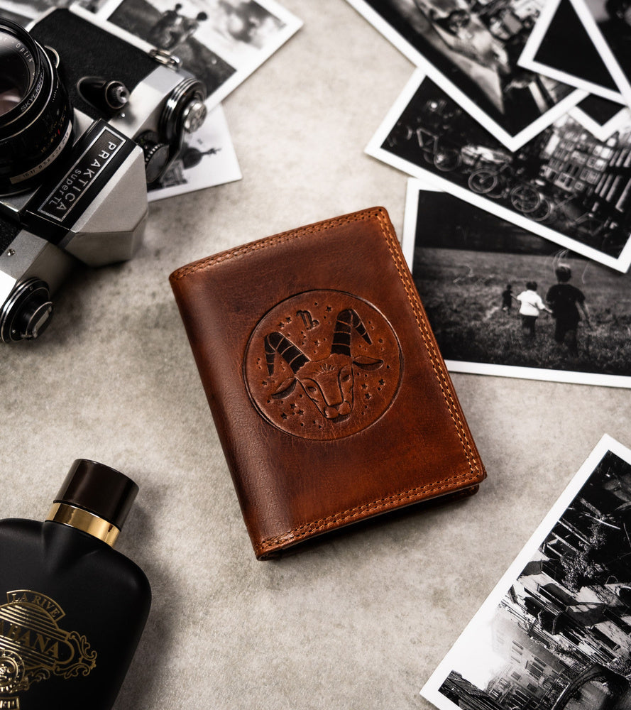 Īstas ādas vīriešu maks Peterson PT262 S849