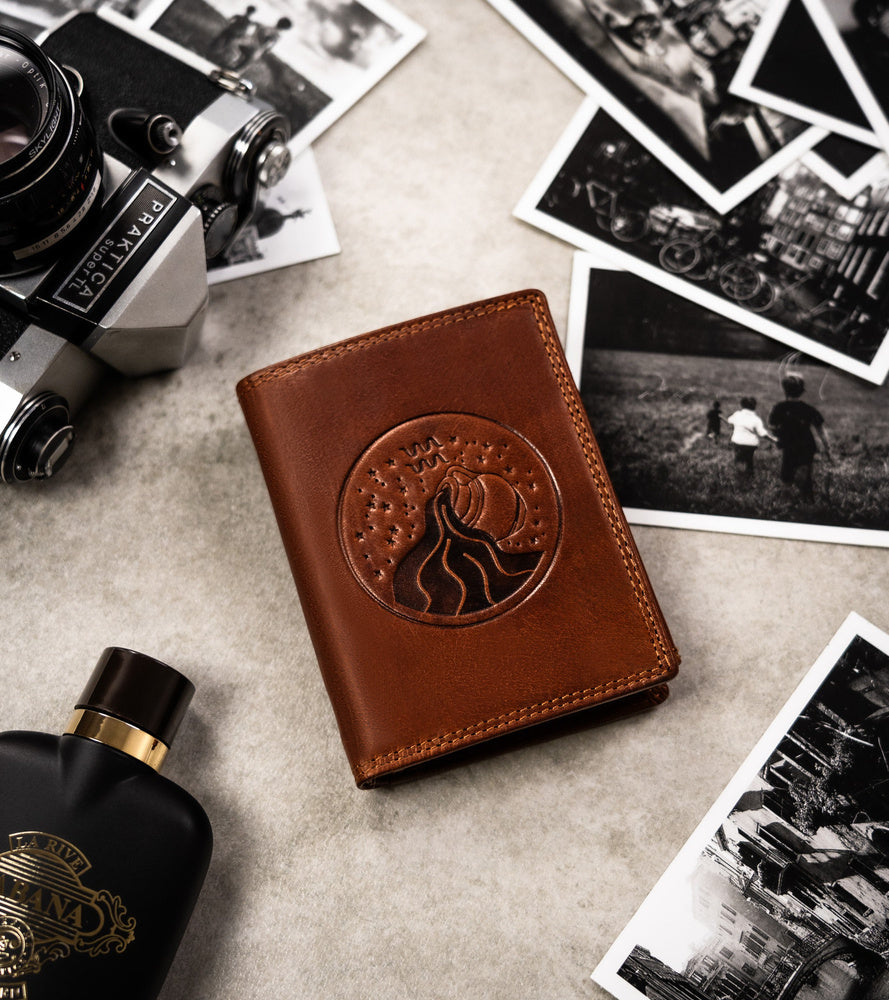 Īstas ādas vīriešu maks Peterson PT263 S848