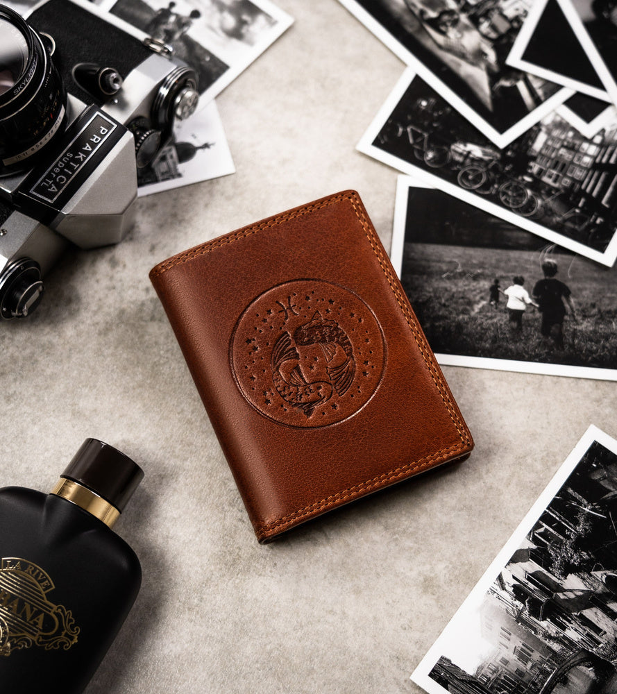 Īstas ādas vīriešu maks Peterson PT264 S847