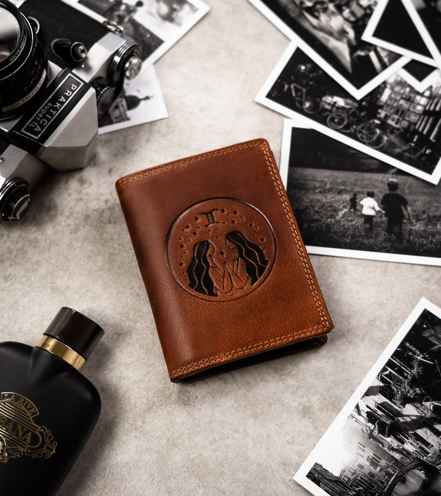 Īstas ādas vīriešu maks Peterson PT267 S844