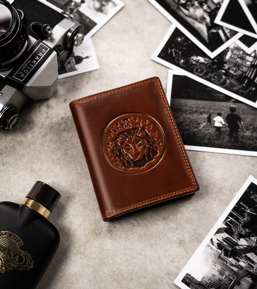 Īstas ādas vīriešu maks Peterson PT269 S842