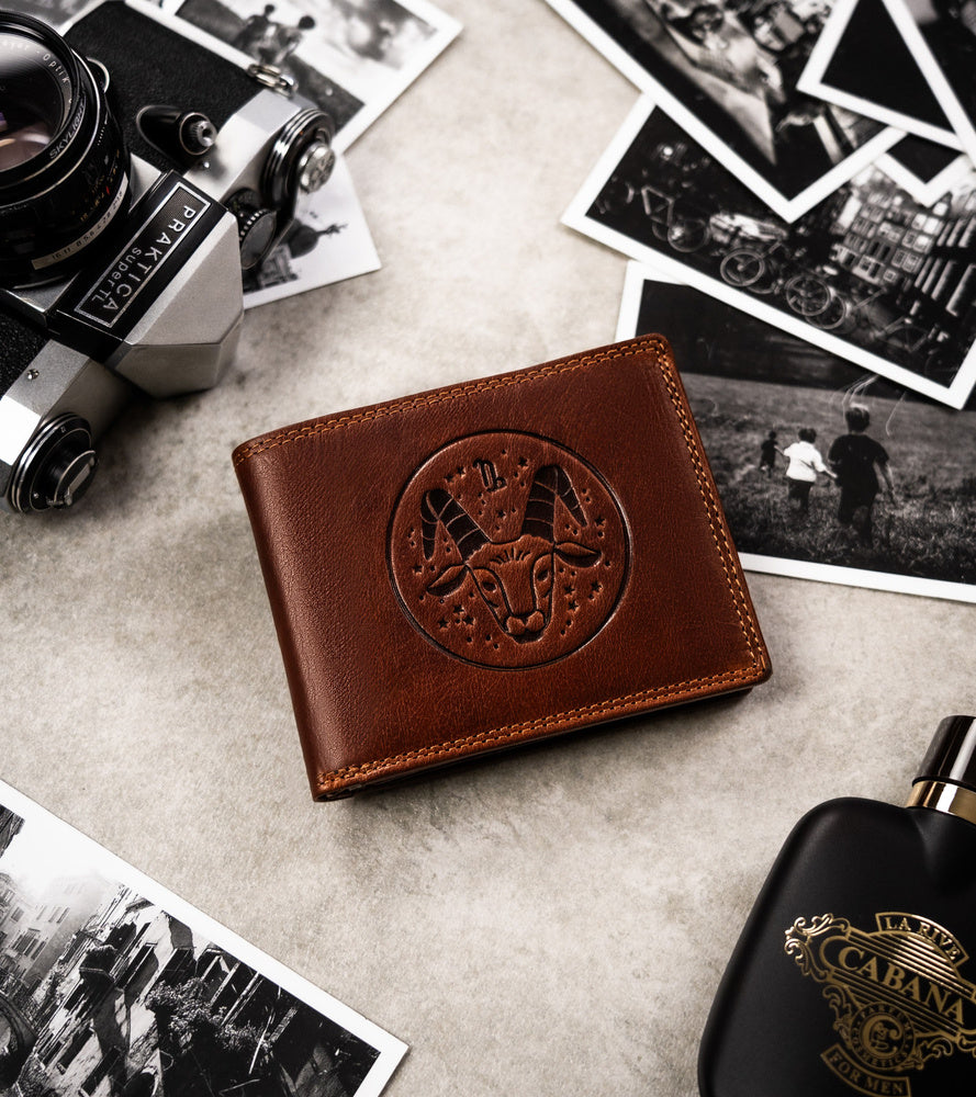 Īstas ādas vīriešu maks Peterson PT274 S836