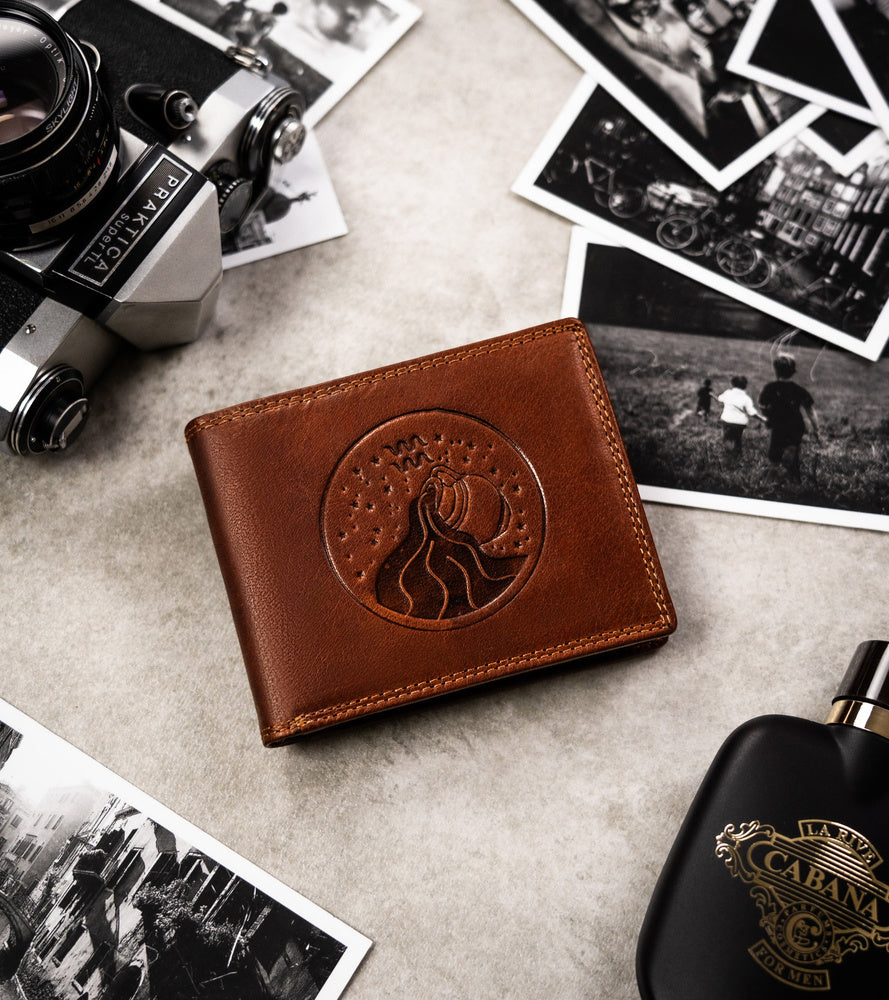 Īstas ādas vīriešu maks Peterson PT275 S835