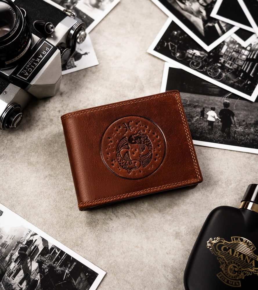 Īstas ādas vīriešu maks Peterson PT276 S834