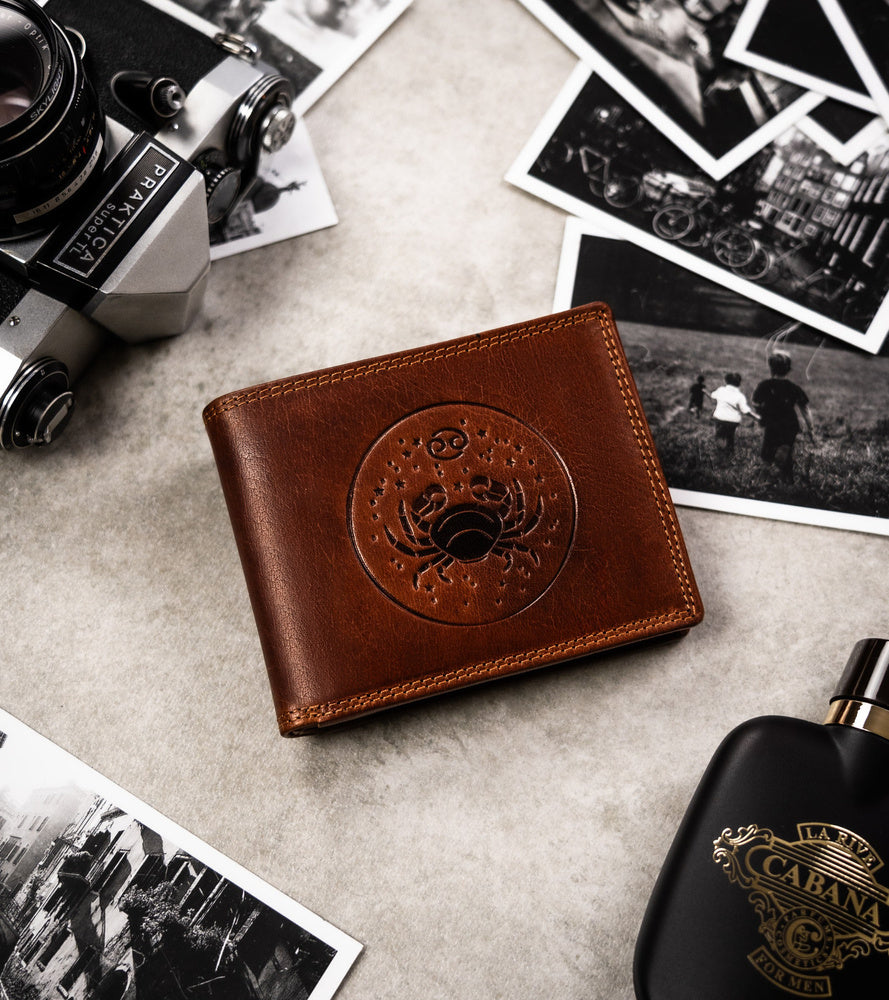 Īstas ādas vīriešu maks Peterson PT280 S829